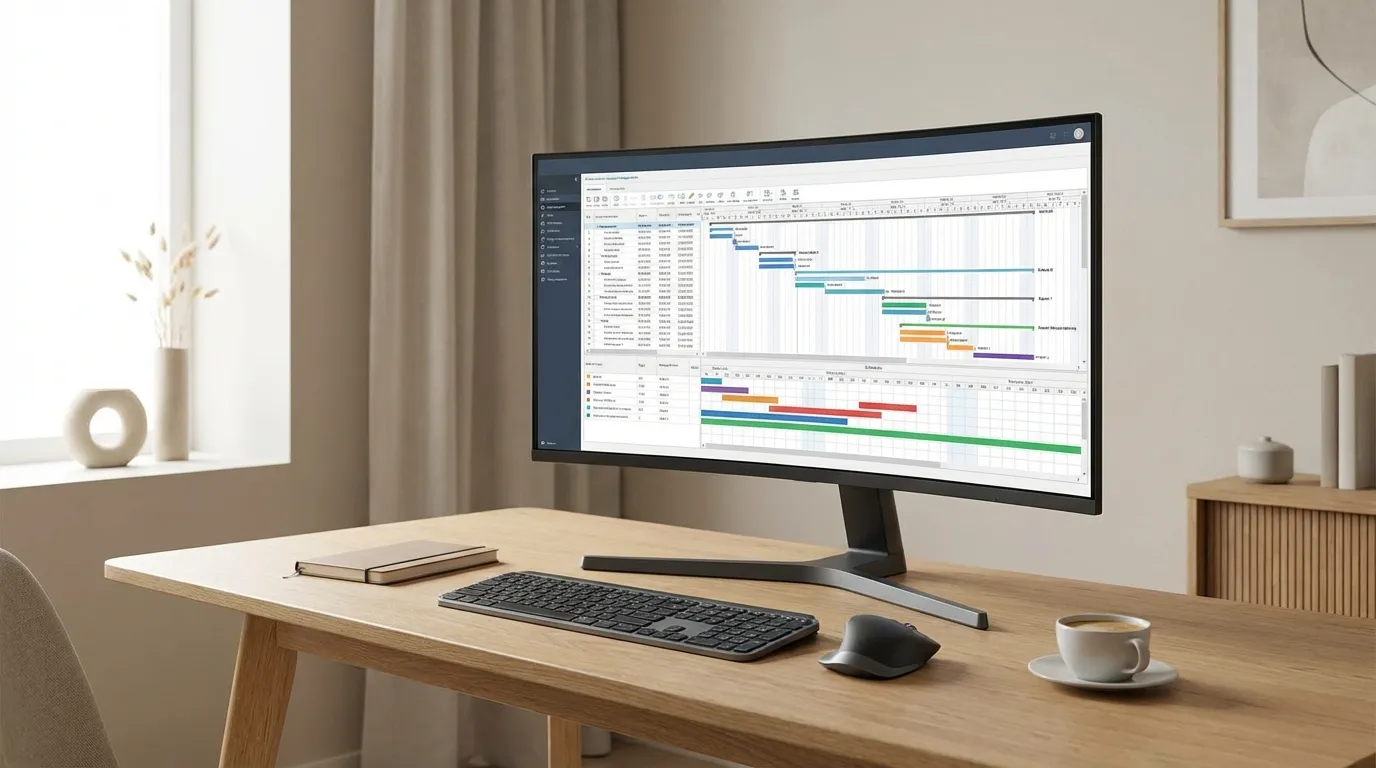 Projektplanung mit Gantt-Diagramm
