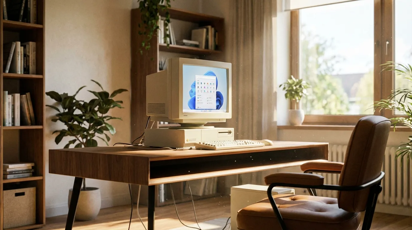 Windows 11 auf älterem PC im Homeoffice