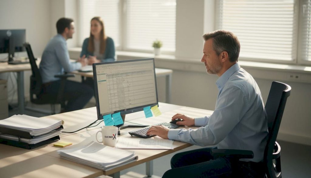 Ein IT-Leiter prüft regelmäßig die Softwarelizenzen, um sicherzustellen, dass alle Programme ordnungsgemäß genutzt werden und das Unternehmen stets compliant bleibt.