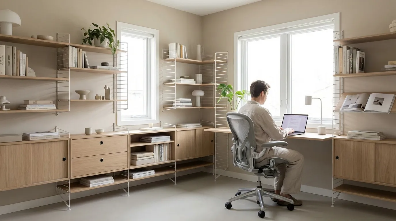 Modulares Home Office mit ergonomischem Design