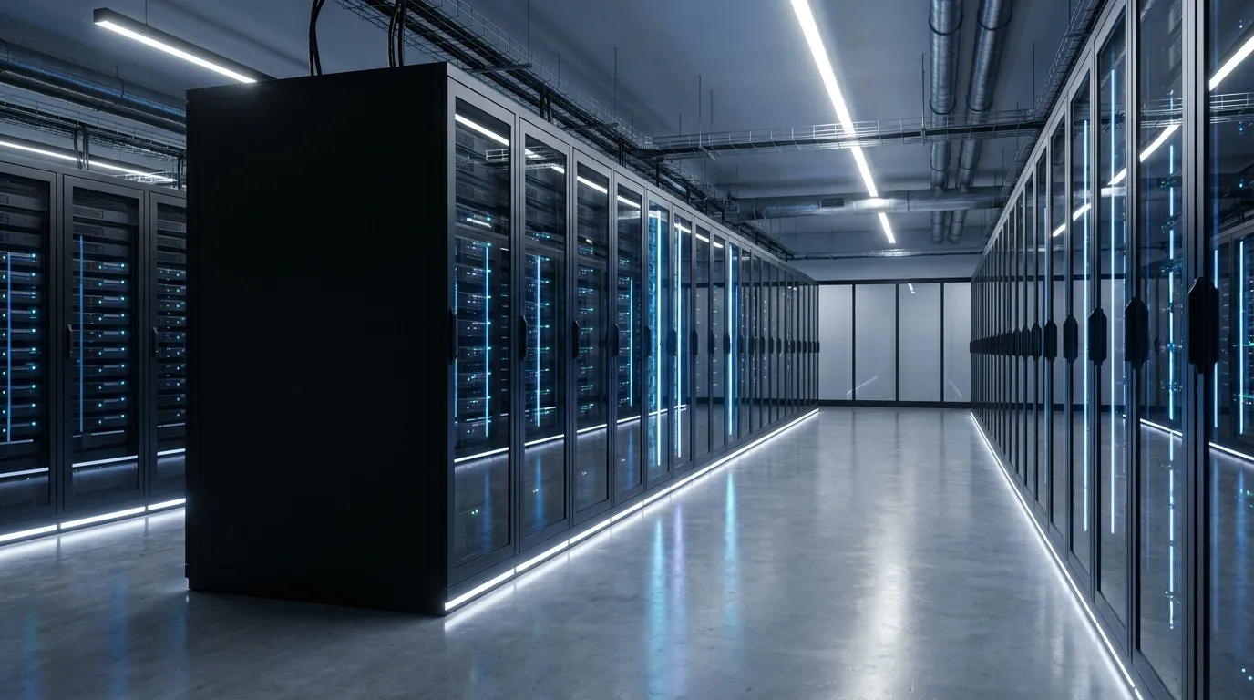 Übersicht über Cloud-Server in einem Rechenzentrum