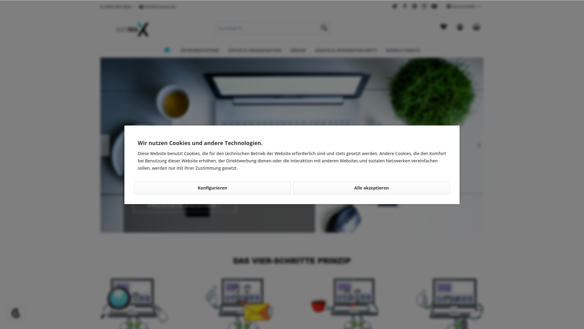 Praxisbeispiel Homepage