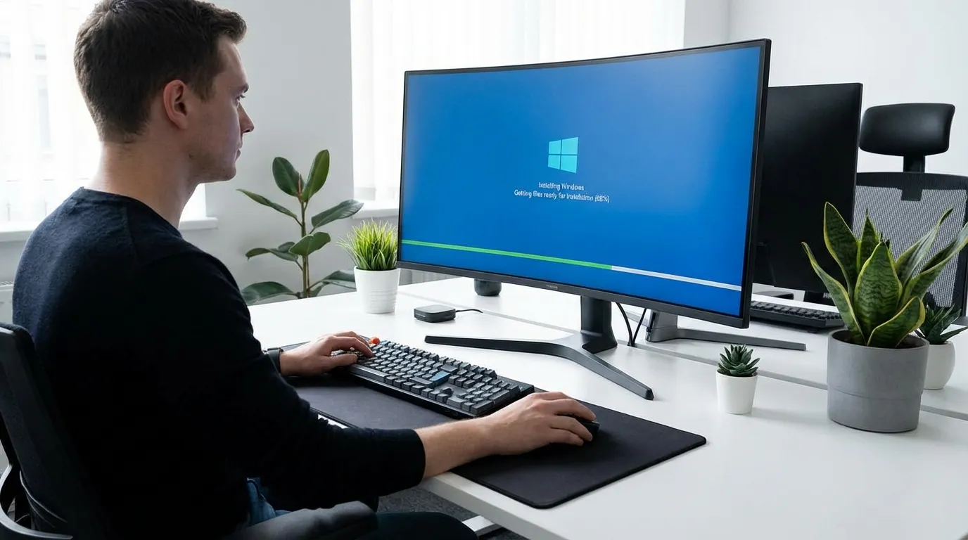 Windows Neuinstallation am Arbeitsplatz