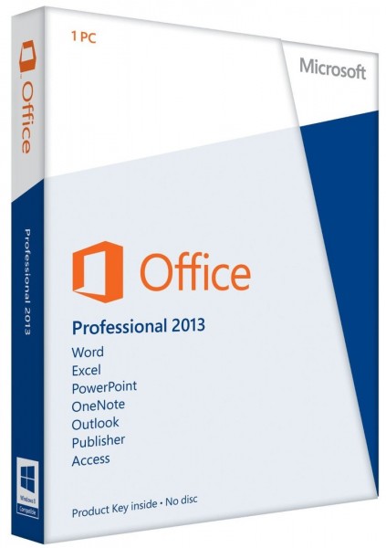 Microsoft Office 2013 Professional 32/64 Bit Vollversion