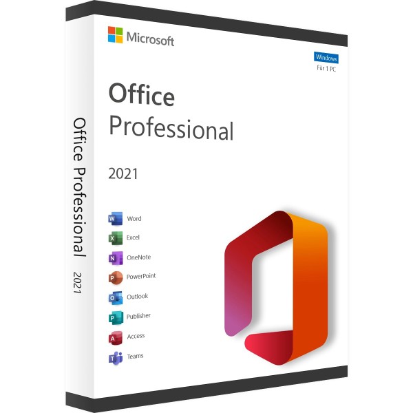Microsoft Office 2021 Professional 32/64 Bit Vollversion