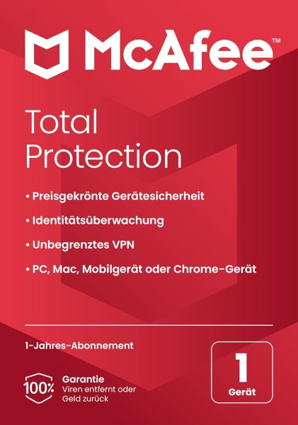 McAfee Total Protection 2024 1 Jahr