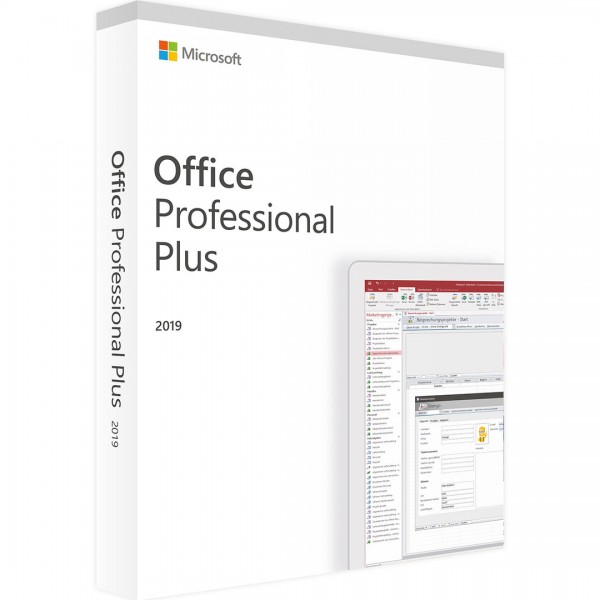 Microsoft Office 2019 Professional PLUS 32/64 Bit Vollversion Marken USBStick 3.0